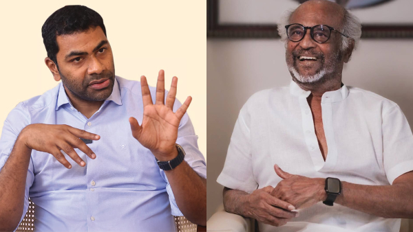 Rajinikanth Fans Slams TVK Aadhav Arjuna Worst Comment About Rajinikanth Rajinikanth Fans Slams TVK Aadhav Arjuna Worst Comment About Rajinikanth