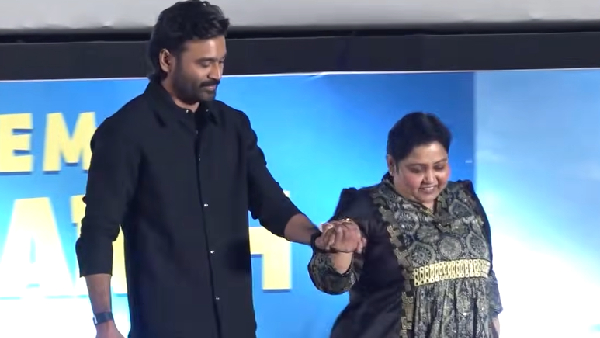 Dhanush Comforts Grace Karunas on Stage Emotional Moment at Youth Audio Launch Goes Viral