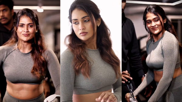 Poornima Ravi shares a powerful gym workout video on Instagram impressing fans with her fitness and transformation after Bigg Boss Tamil Season 7