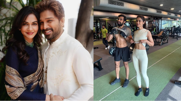 Allu Sneha Reddy shows her abs at gym stuns Allu Arjun Fans