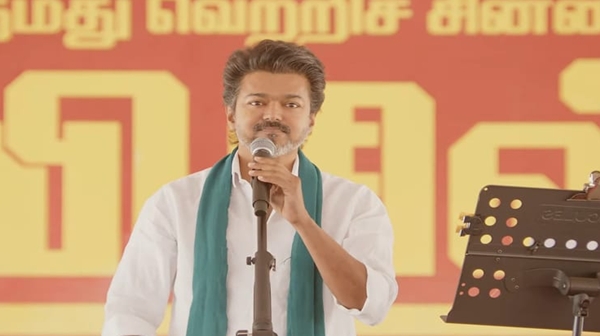 Amid Divorce Controversy Vijay Breaks Silence at Thanjavur Meeting Slams Political Rivals
