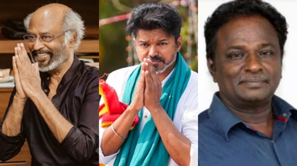 Vijay Election Move Sparks Debate Rajinikanth s Reaction amp amp Blue Sattai Maran s Criticism Go Viral