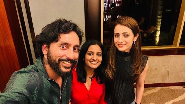 Amid Jana Nayagan Leak Controversy Trisha Spotted Chilling with RJ Balaji Fans Notice Silence Amid Jana Nayagan Leak Controversy Trisha Spotted Chilling with RJ Balaji Fans Notice Silence