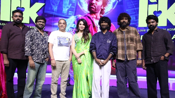 Pradeep Ranganathan s Smart Move Goes Viral Uses AI for Telugu Translation During LIK Promotions in Hyderabad Pradeep Ranganathan s Smart Move Goes Viral Uses AI for Telugu Translation During LIK Promotions in Hyderabad