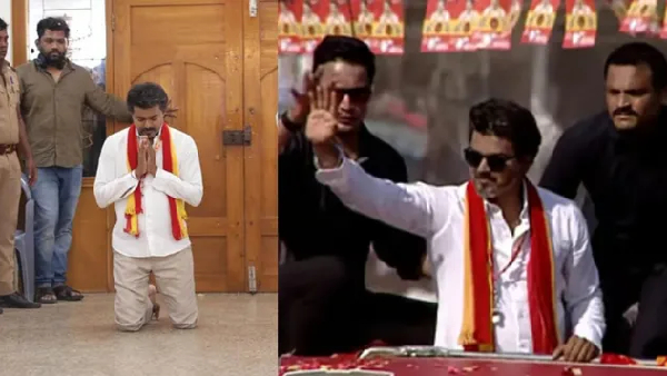 Vijay s Church Visit Sparks Row P Shanmugam Demands Action Over Model Code Violation