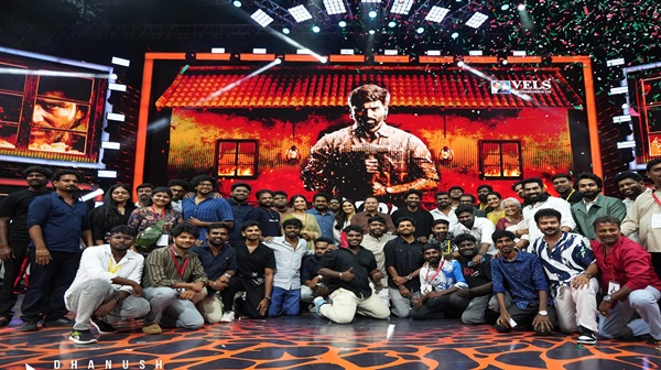 Dhanush Reacts to Viral Poes Garden Meme at Kara Pre-Release Event