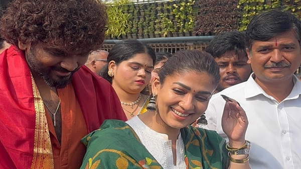 Vignesh Shivan Visits Tirupati Balaji Temple with Nayanthara Ahead of LIK Release