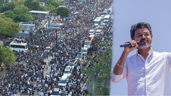 People shows massive support to TVK Leader Vijay at Tuticorin stuns social media People shows massive support to TVK Leader Vijay at Tuticorin stuns social media