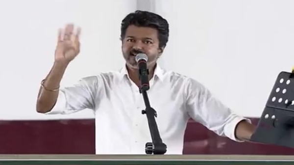 Vijay on Sangeetha Sornalingam Controversy Slams Rivals in Campaign