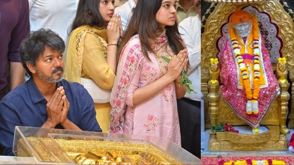 Vijay seeks blessing at Siradi Sai Baba Temple