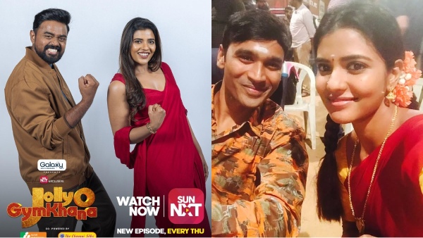 Aishwarya Rajesh announces Vadachennai 2 update in Jolly oh Gymkhana Show at Sun Nxt