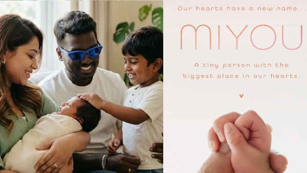 Atlee and Priya Atlee announced their girl baby name and meaning