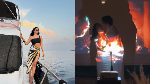 Summer Special Kiara Advani and Siddharth Malhotra done fire dance and beach photos goes viral Summer Special Kiara Advani and Siddharth Malhotra done fire dance and beach photos goes viral