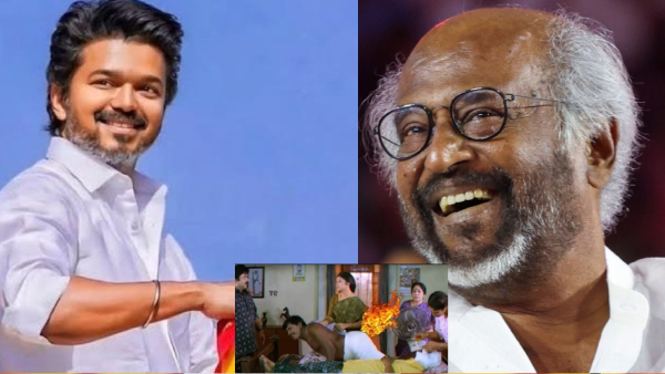 Vijay leading Blue Sattai Maran attack Rajinikanth with a Vadivelu Meme