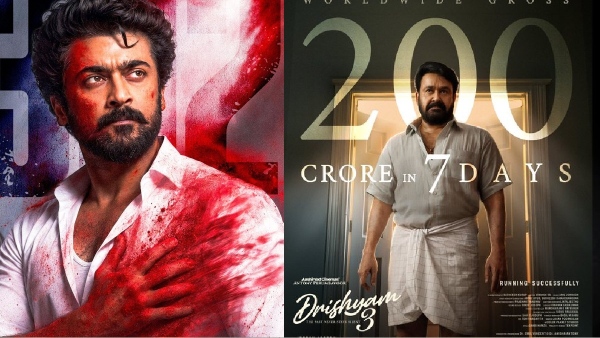 Suriya s Karuppu Movie joins 300 Crore Club and Mohanlal s Drishyam 3 joins 200 Crore Club
