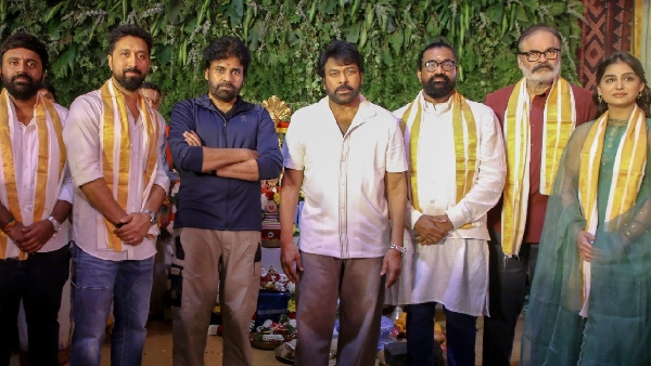 Anaswara Rajan onboard for Chiru 158 and its Pooja Ceremony done in a big manner from KVN Anaswara Rajan onboard for Chiru 158 and its Pooja Ceremony done in a big manner from KVN
