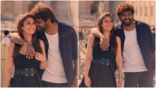 Nayanthara Vignesh Shivan kiss