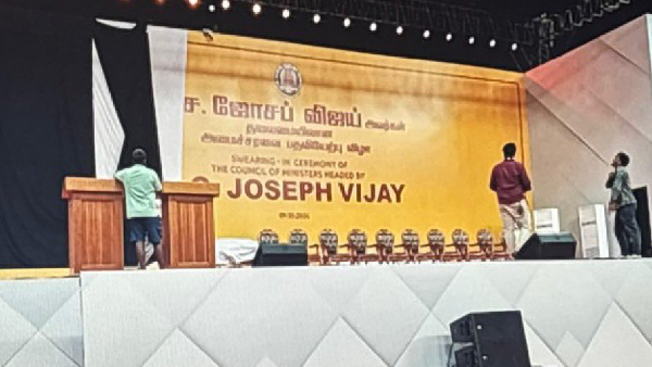 Vijay fans celebrated his political rise praising his struggles hard work and determination calling his journey to Chief Ministership truly historic and inspiring