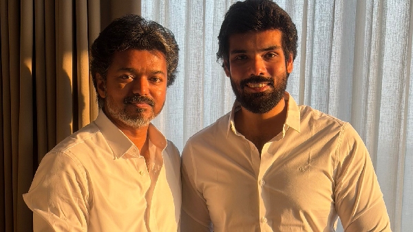 Sathyaraj s Daughter Praises Leadership Qualities Amid CM Vijay Political Buzz in Tamil Nadu Sathyaraj s Daughter Praises Leadership Qualities Amid CM Vijay Political Buzz in Tamil Nadu
