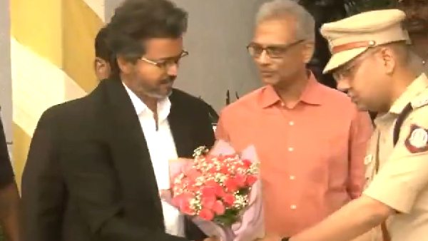 CM Vijay s Stylish Delhi Look and New Hairstyle Trend Go Viral Among Fans