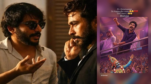 Nayanthara s Surprise Post for R J Balaji Steals Attention Amid Karuppu Success