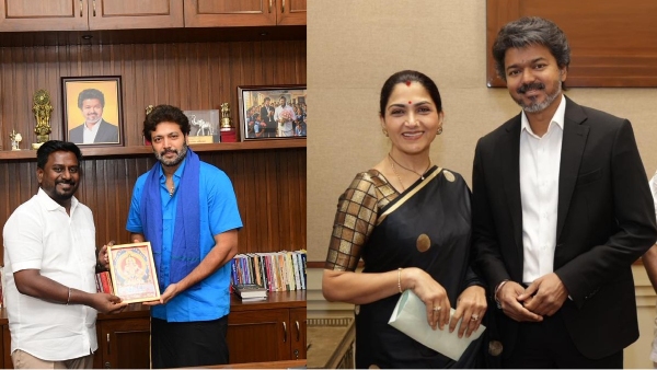 Ravi Mohan and Kushbhu Meets Minister Rajmohan photos goes viral