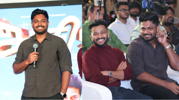 Sanju Samson talks about Rajinikanth Kamal Haasan and Vijay at Adhiradi Movie pre release event