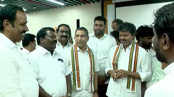 Vijay s Swearing-In as Tamil Nadu CM Scheduled at 11 30 AM Tomorrow at Nehru Indoor Stadium
