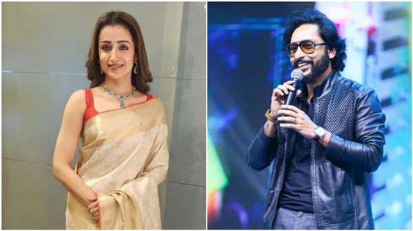Trisha Krishnan Allegedly Sidelined from Karuppu Event Aditi Ravindranath Shows Support