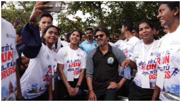 CM Vijay Julie marathon