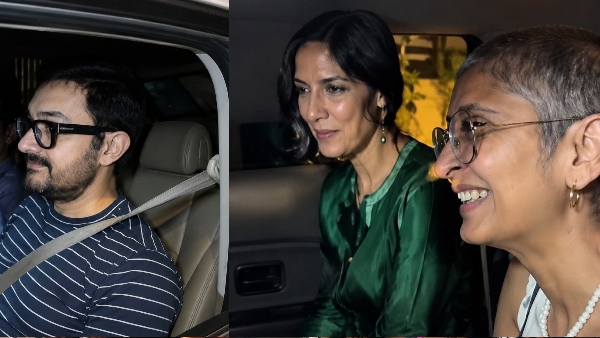 Aamir Khan spotted with his First Second Wives and New Girl Friend stuns Fans