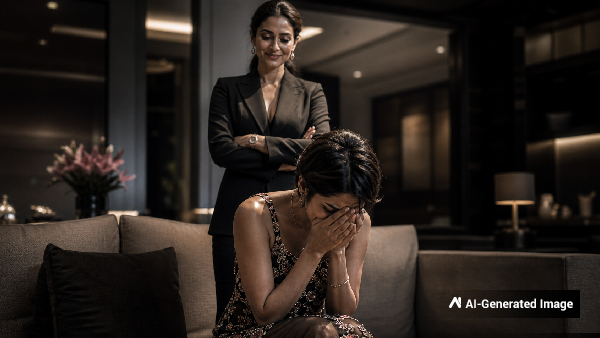 Glamour Actress cried due to her recent big controversy backed by a young competitor Glamour Actress cried due to her recent big controversy backed by a young competitor