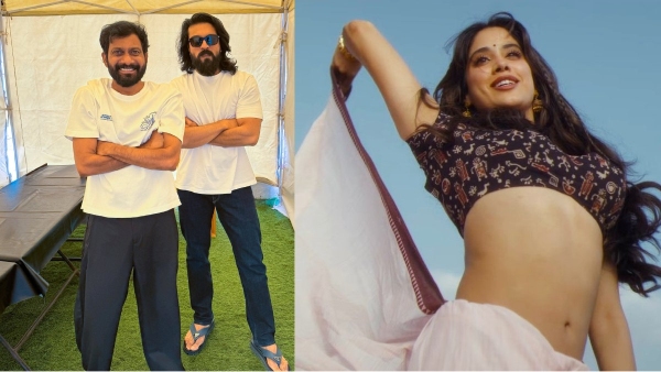 Peddi Director Buchi Babu Sana unmute himself at Janhvi Kapoor Vulgur Glamour Controversy