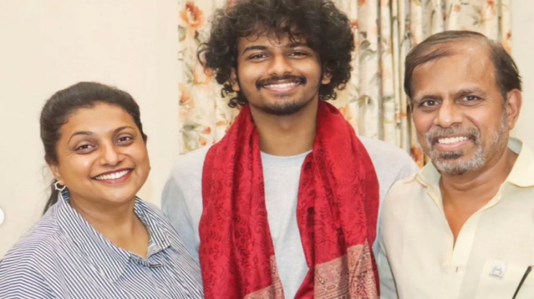 Actress Roja Pens Emotional Birthday Note for Son Kowshikk as He Turns 20