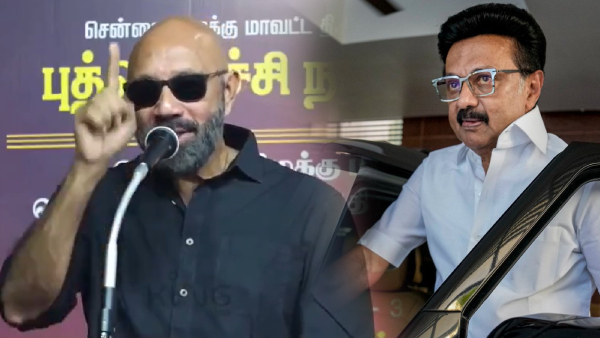 Sathyaraj Turns Emotional Over Stalin s Kolathur Defeat Speech Sparks Political Debate