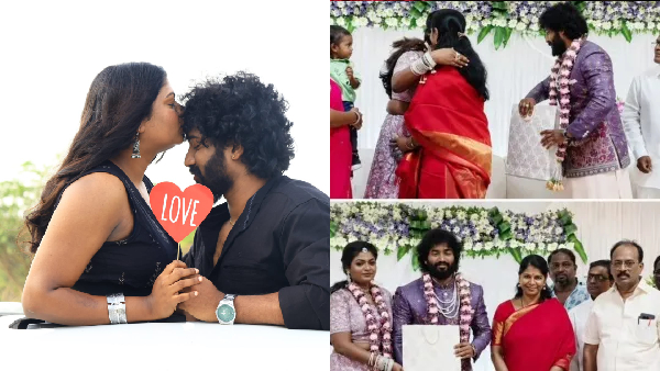 Singer Isaivani Turns Emotional on Seeing Kanimozhi at Her Wedding Reception Singer Isaivani Turns Emotional on Seeing Kanimozhi at Her Wedding Reception