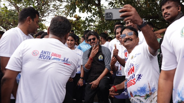 CM Vijay Wins Praise After Anti-Drug Marathon Actor Sibiraj Calls Him Still Our Ilaya Thalapathy