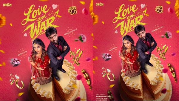 96 Pair Adithya Bhaskar amp amp Gouri G Kishan s Love and War First Look Unveiled Fans Spot the Chemistry