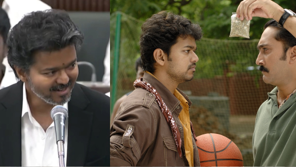 Vijay s cinematic speech triggers political debate and Prashanth Rangaswamy praised his action Vijay s cinematic speech triggers political debate and Prashanth Rangaswamy praised his action
