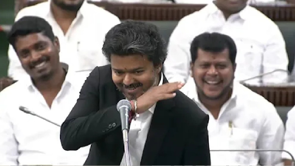 Vijay fans enjoying Tamil Nadu Assemble live it s a big alert for Theaters Vijay fans enjoying Tamil Nadu Assemble live it s a big alert for Theaters
