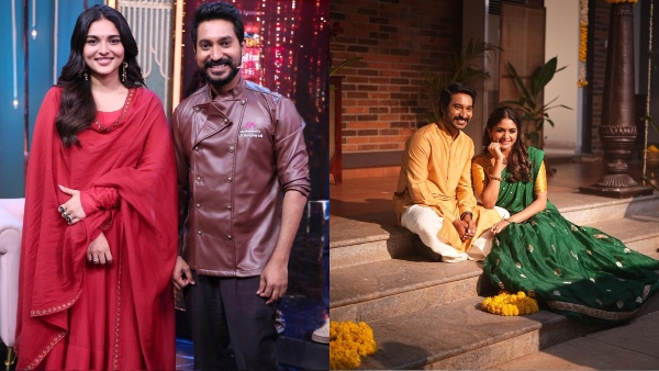 Madhampatty Rangaraj poses with Kayadu Lohar and Preity Mukundhan and forgot Aditi Shankar Madhampatty Rangaraj poses with Kayadu Lohar and Preity Mukundhan and forgot Aditi Shankar