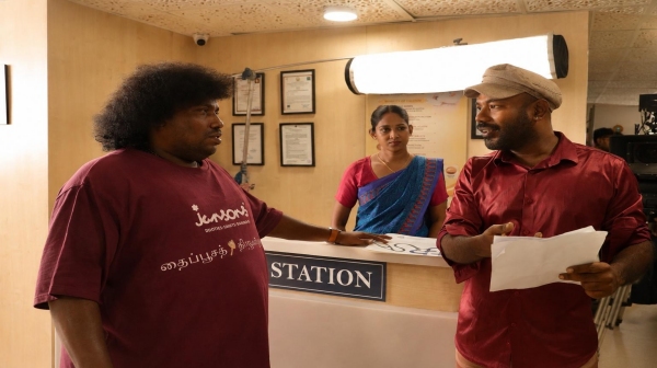 Yogi Babu s Kaagangal Shoot Wrapped Makers Celebrate Actor s Birthday on Sets Yogi Babu s Kaagangal Shoot Wrapped Makers Celebrate Actor s Birthday on Sets
