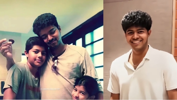 Jason Sanjay remembers a kidnapping incident while his father Vijay picks him at the school Jason Sanjay remembers a kidnapping incident while his father Vijay picks him at the school