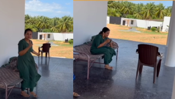 Moving Chair at Manimegalai s New Home Goes Viral Anchor s Funny Reaction Leaves Fans Amused Moving Chair at Manimegalai s New Home Goes Viral Anchor s Funny Reaction Leaves Fans Amused