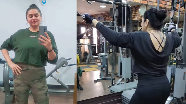 Actress Namitha Shares Intense Gym Workout Video Inspires Fans with Message on Self-Discipline