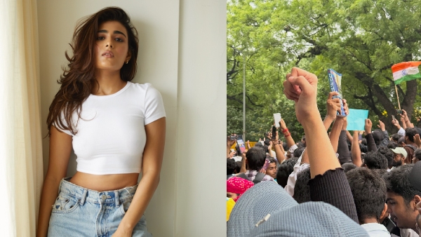 Actress Shalini Pandey Joins Anti-Centre Protest at Jantar Mantar Her Viral Post Sparks Debate Actress Shalini Pandey Joins Anti-Centre Protest at Jantar Mantar Her Viral Post Sparks Debate