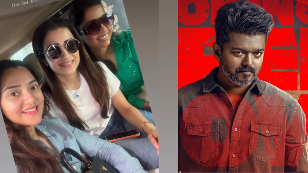Jana Nayagan Trisha Watches Vijay s Final Film FDFS Fans Celebrate Their Longtime Friendship