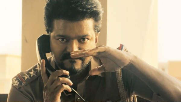 CM Vijay most debatable hand signature pose now in Jana Nayagan promo stuns fans CM Vijay most debatable hand signature pose now in Jana Nayagan promo stuns fans