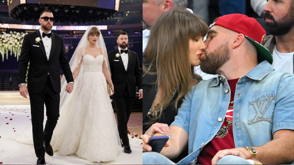 Taylor Swift and Travis Kelce Officially Married Now with a Big Giant Wedding Taylor Swift and Travis Kelce Officially Married Now with a Big Giant Wedding