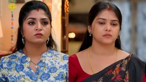 Gunde Ninda Gudi Gantalu August 14th: రోహిణి Vs మీనా..  అర్ధరాత్రి నడిరోడ్డుపై చావుబతుకుల్లో మౌనికా